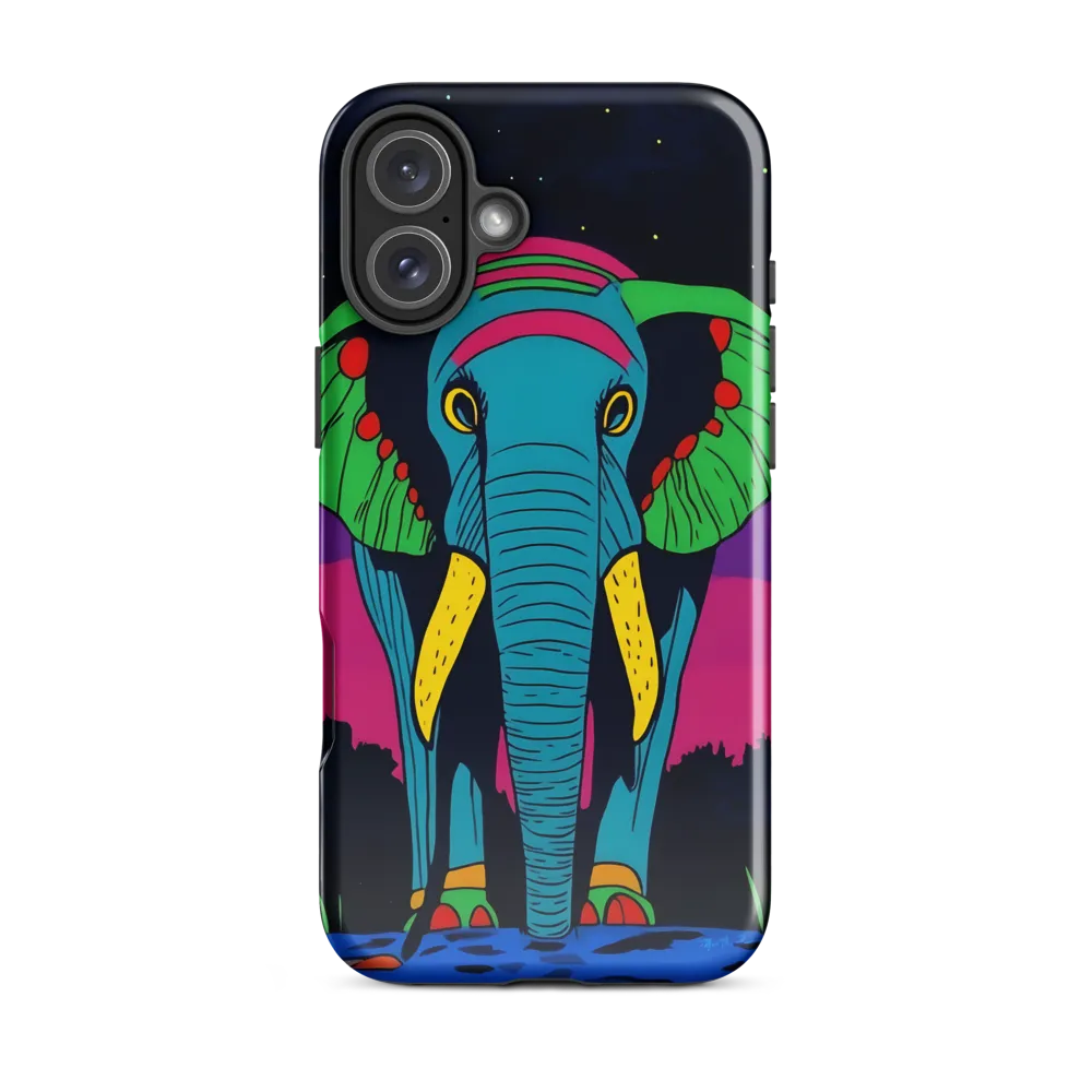 Whimsical Majesty: The Vibrant Elephant