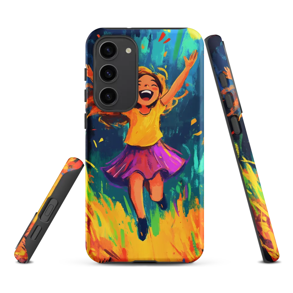 Joyful Escape into Nature | Phone Case |  S23 Plus | Tough Case | Matte