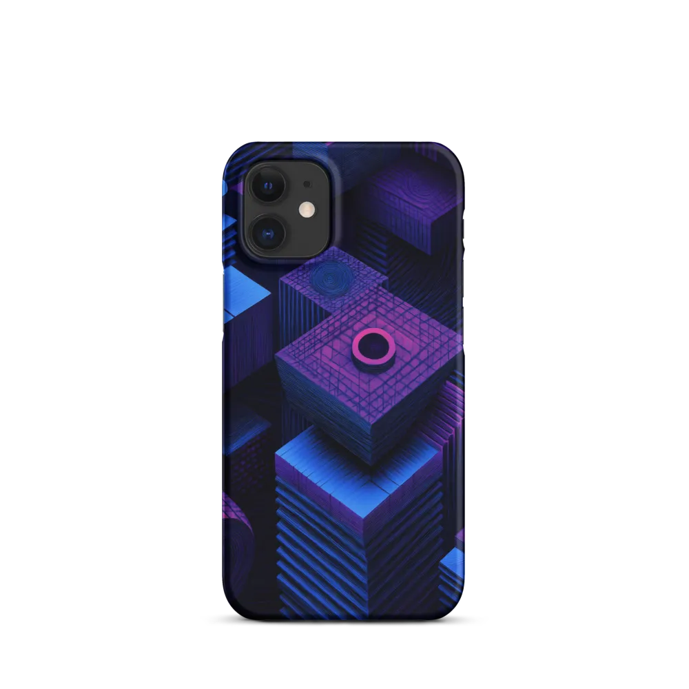 Geometric Dreams in Blue and Purple