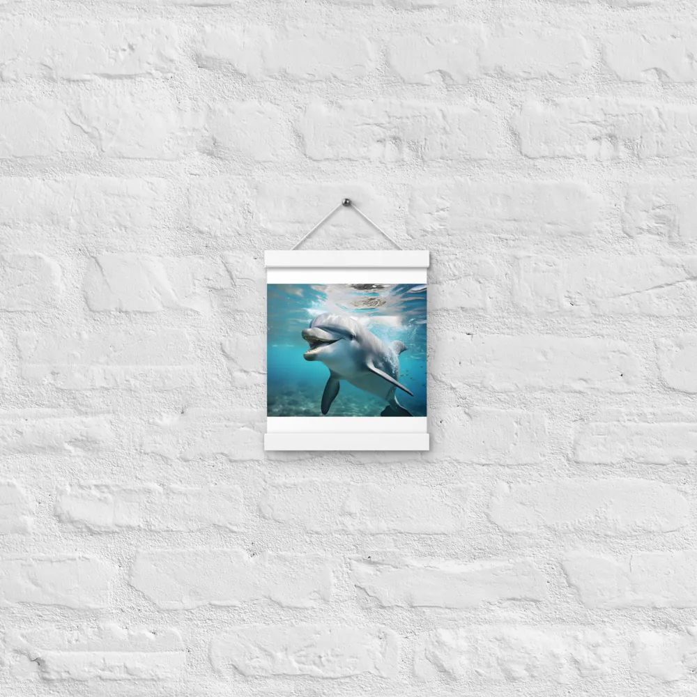 Joyful Marine Grace | Poster With White Wood Hanger | 8″×10″