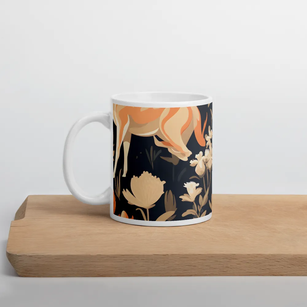 Floral Harmony: A Dance in the Dark | Mugs | Multiple Sizes & Colors