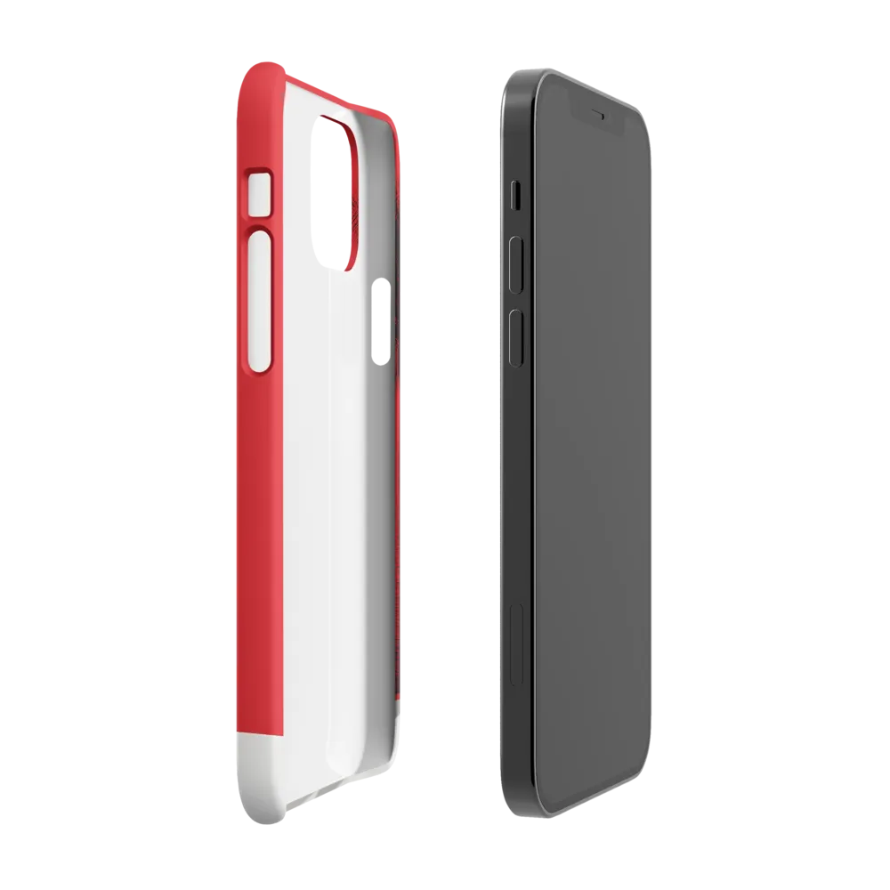 Contemplation in Red | Phone Case |  12 Pro | Snap Case | Matte