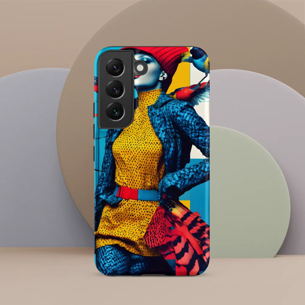 Vibrant Fusion of Nature and Fashion