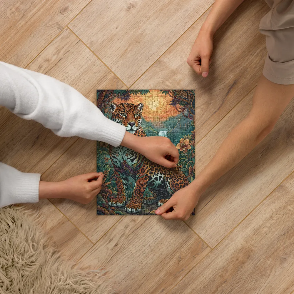 Jaguar of the Falls 
 Jigsaw Puzzle