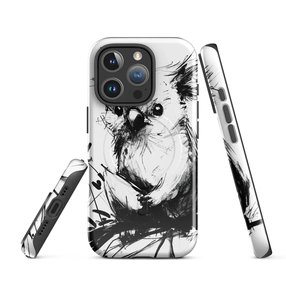 Whimsical Koala in Ink