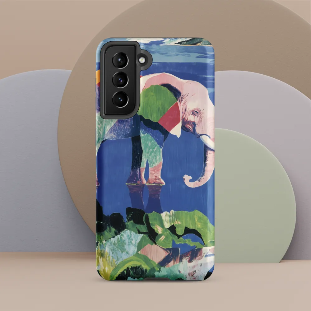 Serenity in Color: The Elephants of Reflection