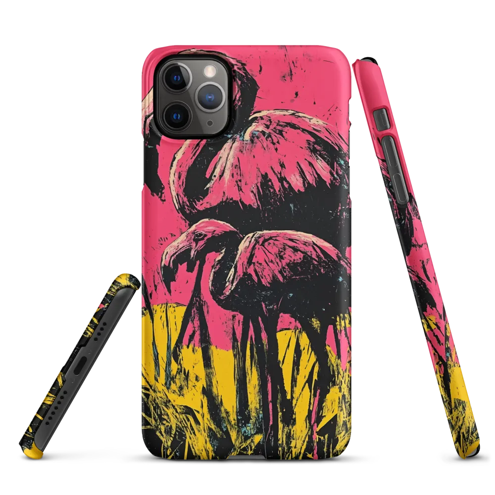 Flamingo Duet: A Pop Art Expression