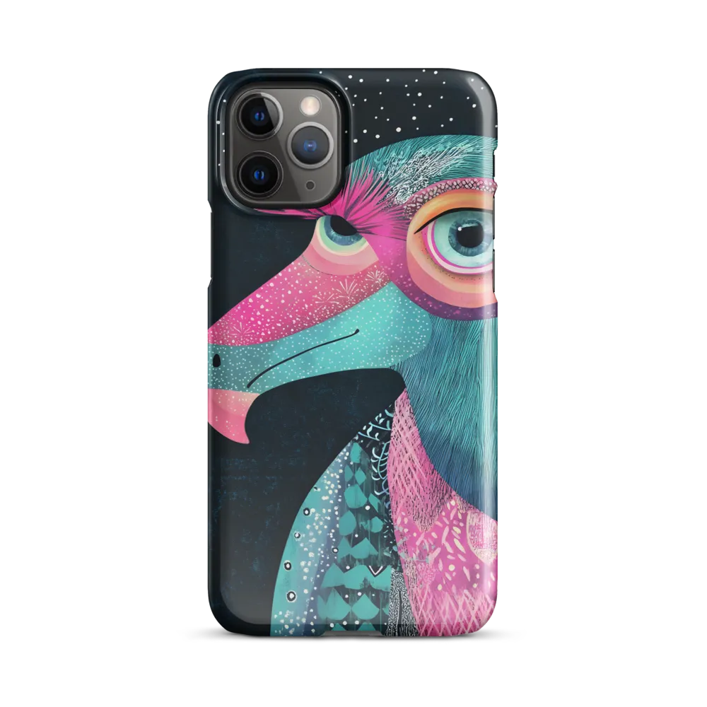 Whimsical Vulture: A Dance of Colors