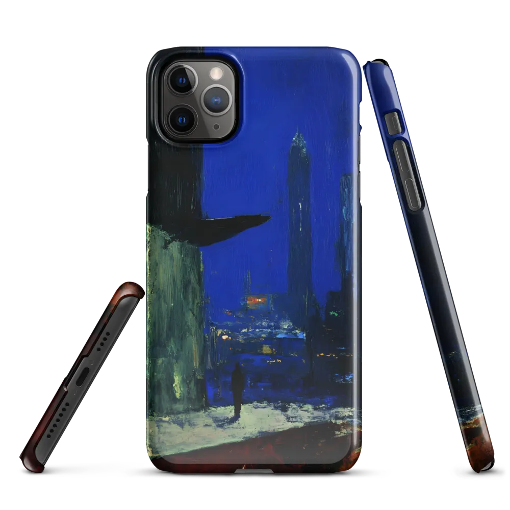 Glimmering Solitude: A Nightscape | Phone Case |  11 Pro Max | Snap Case | Glossy