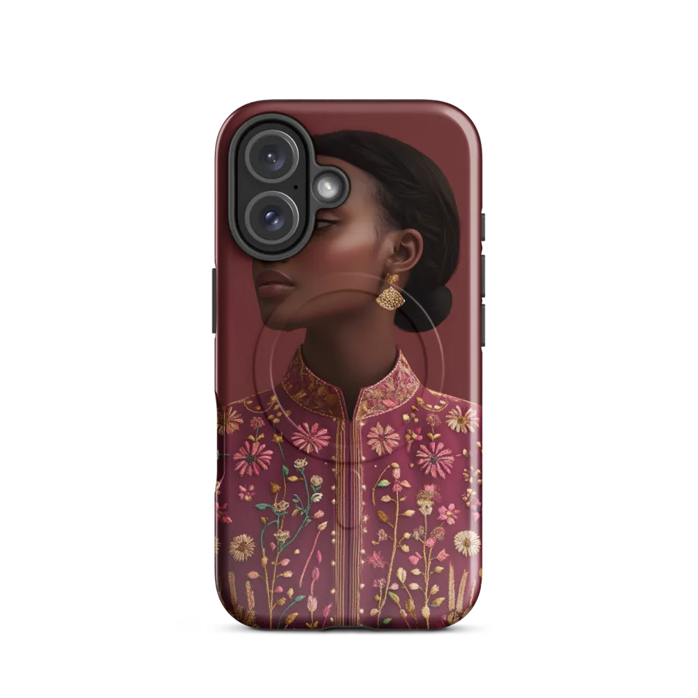 Elegance Embodied: A Traditional Fashion Statement | Phone Case |  16 | MagSafe® Tough Case | Glossy