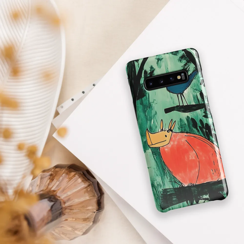 Whimsical Forest Companions | Phone Case |  S10 Plus | Snap Case | Glossy