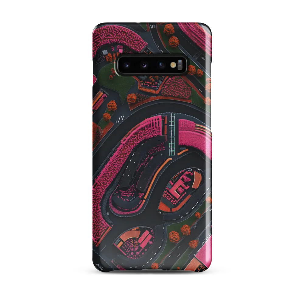 Urban Floral Symphony | Phone Case |  S10 Plus | Snap Case | Glossy