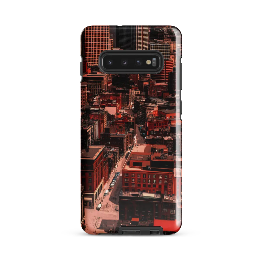 Urban Mosaic: Aerial Perspective | Phone Case |  S10 Plus | Tough Case | Glossy