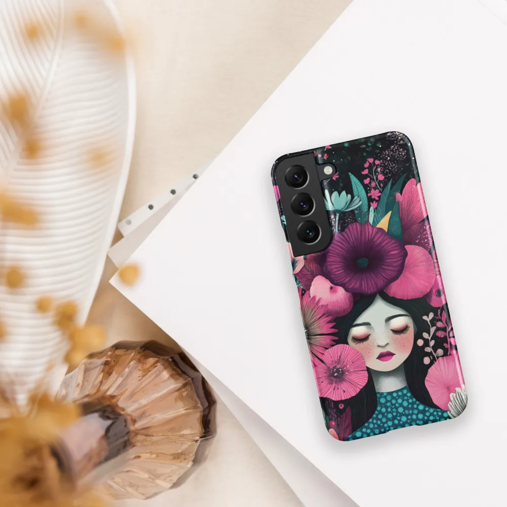 Blooming Serenity | Phone Case |  S22 | Snap Case | Matte