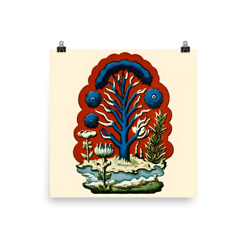 Azure Arbor 
 Poster | 18″x 18″