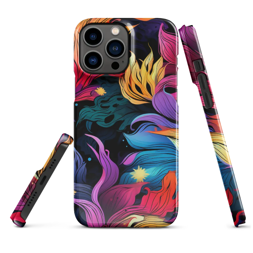 Floral Symphony | Phone Case |  13 Pro Max | Snap Case | Glossy