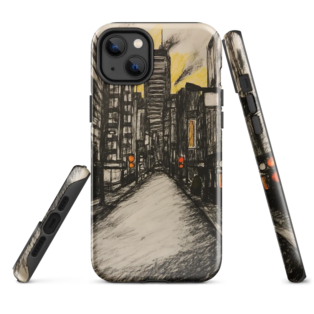 Cityscape of Solitude | Phone Case |  14 Plus | Tough Case | Glossy