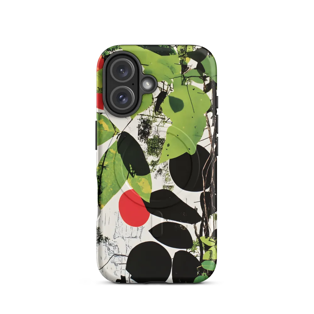 Nature's Geometry: A Contemporary Collage | Phone Case |  16 | MagSafe® Tough Case | Matte