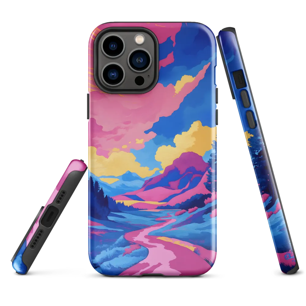 Dreamscape: The Serene River | Phone Case |  13 Pro Max | Tough Case | Glossy