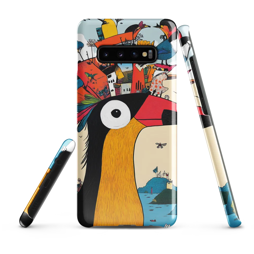 The Whimsical Birdscape | Phone Case |  S10 Plus | Snap Case | Glossy