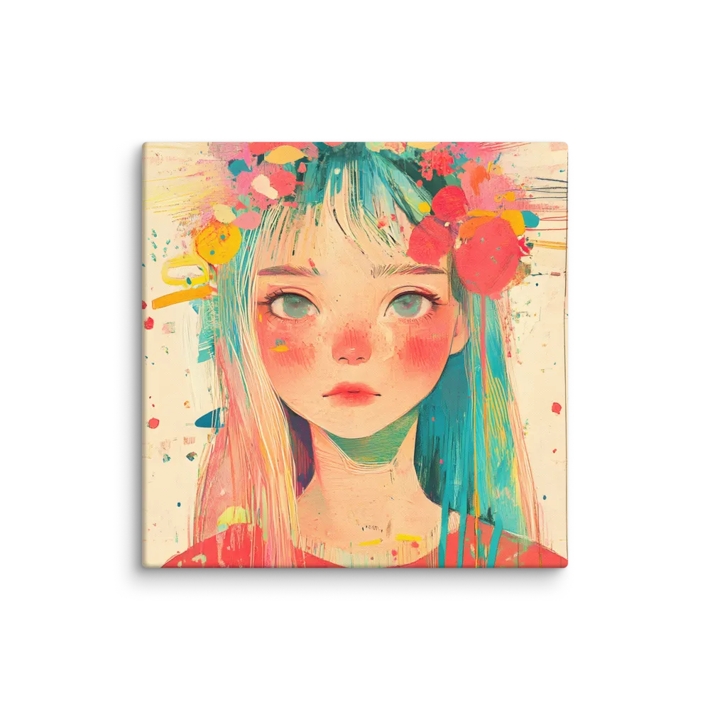 Whimsical Blossom | Canvas | 20″×20″