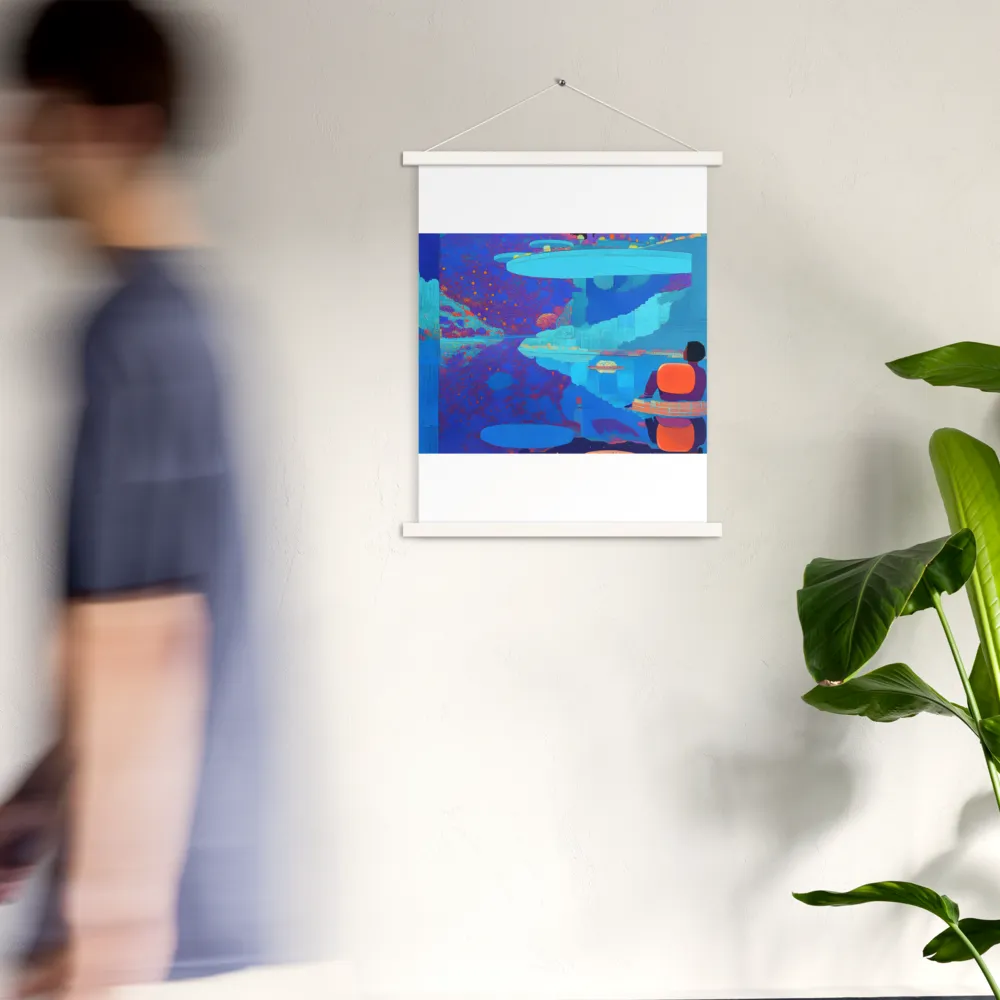 Reflections of Serenity | Poster With White Wood Hanger | 18″×24″