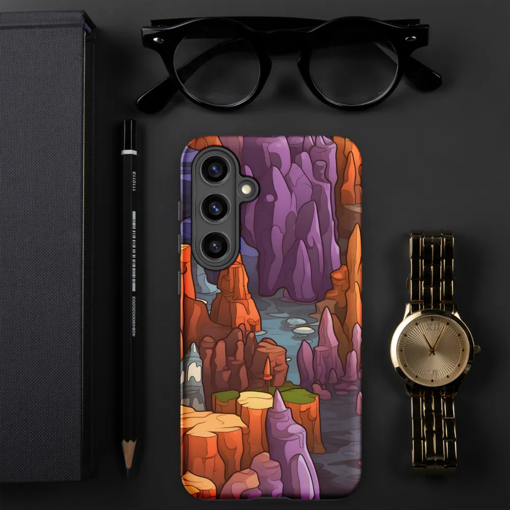 Vibrant Rockscape: A Digital Odyssey