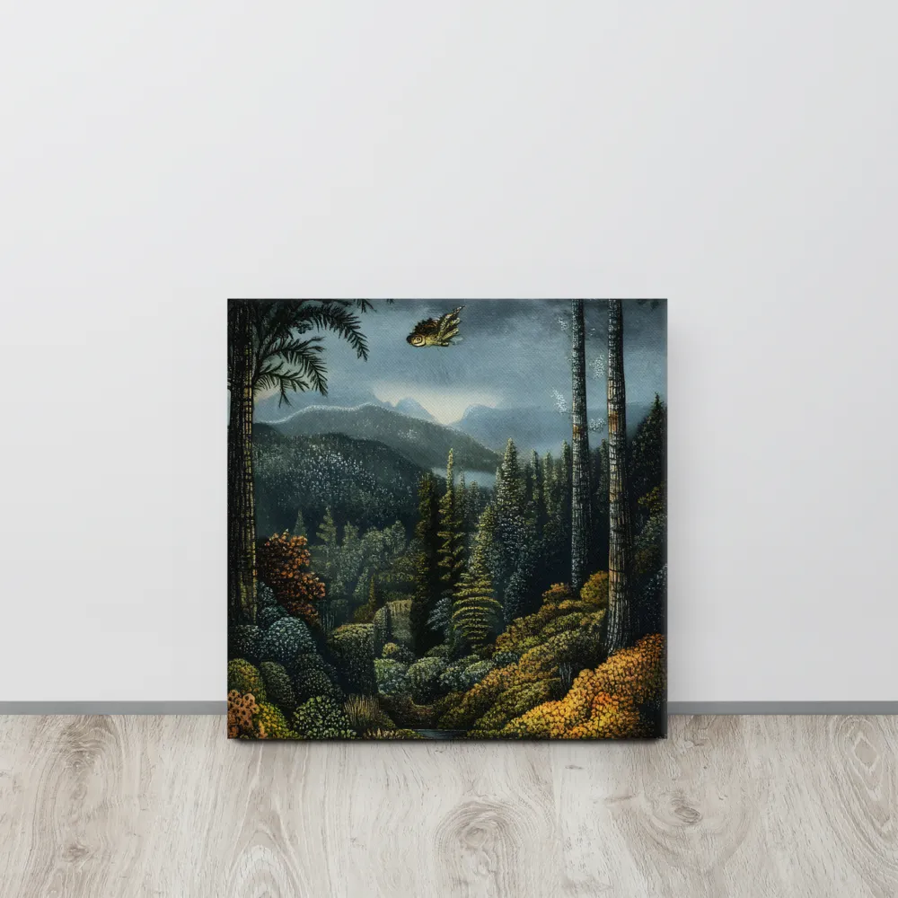 Whispers of the Enchanted Forest | Canvas | 16″×16″