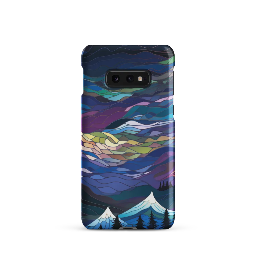 Twilight Peaks: An Abstract Mountain Landscape