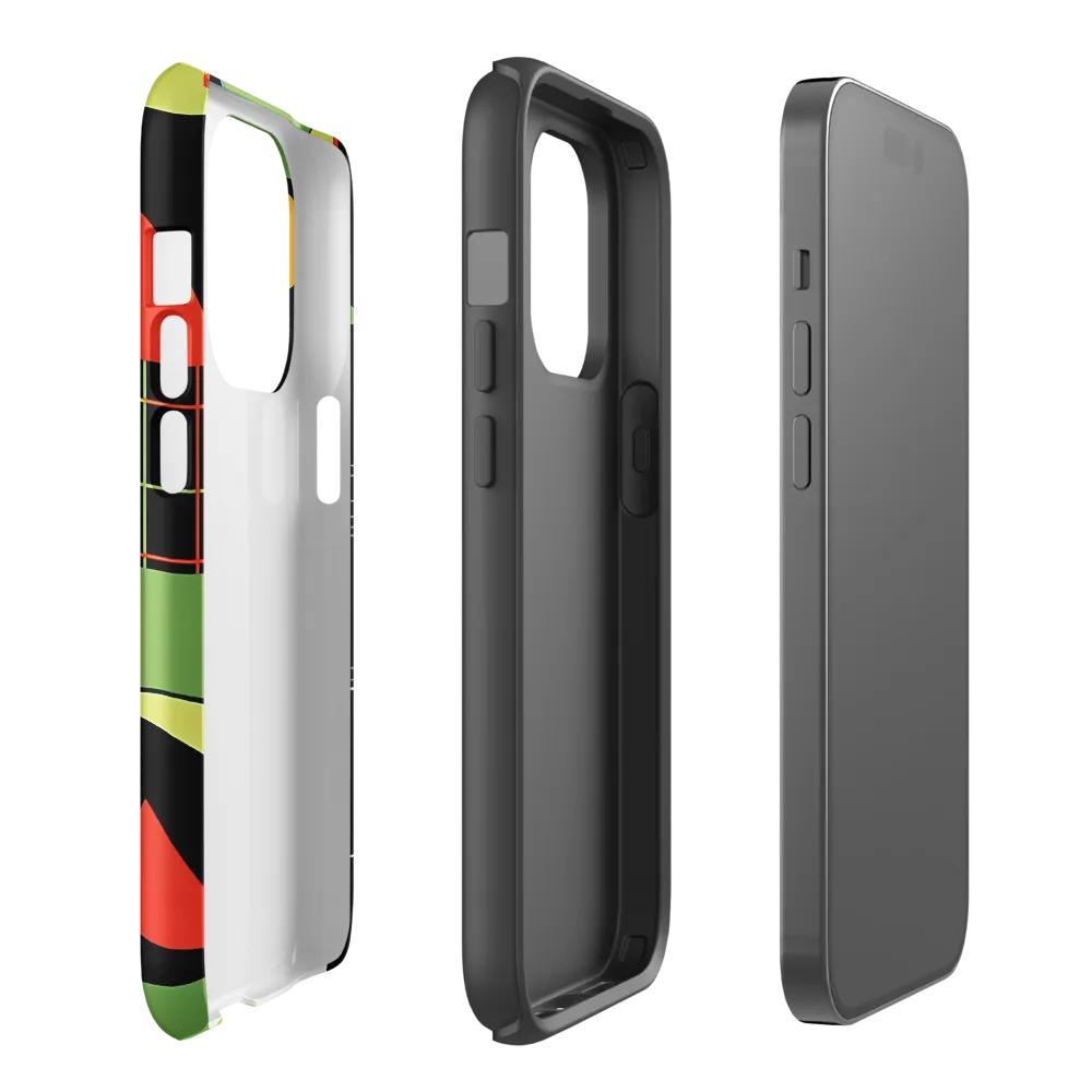 Geometric Harmony | Phone Case |  14 Pro | Tough Case | Glossy