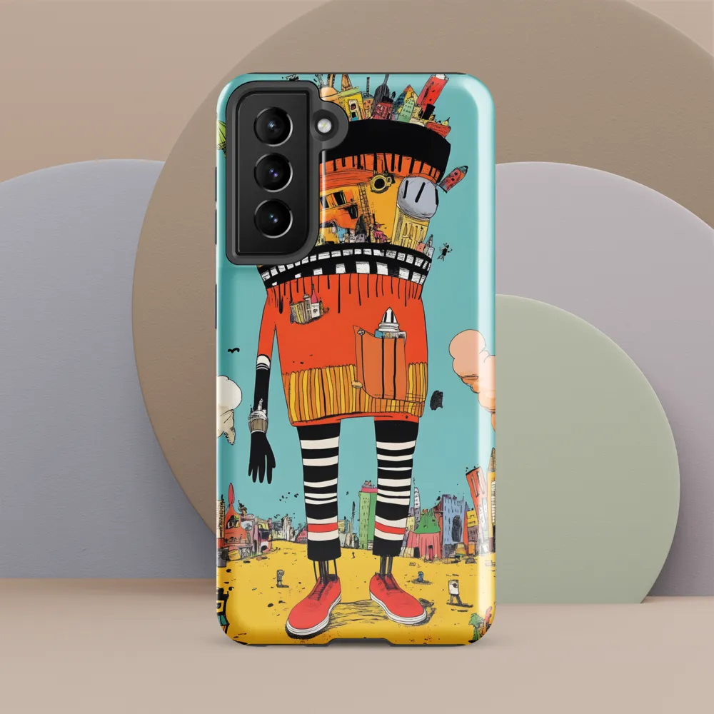 Urban Fantasia: A Whimsical Encounter | Phone Case |  S21 FE | Tough Case | Glossy