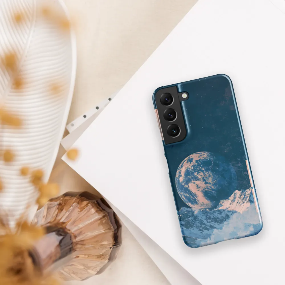 Cosmic Harmony: A Dance Among Celestial Bodies | Phone Case |  S22 | Snap Case | Glossy