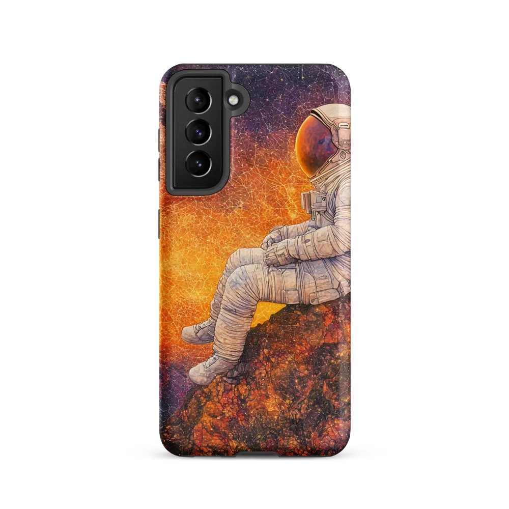 Cosmic Contemplation | Phone Case |  S21 | Tough Case | Matte