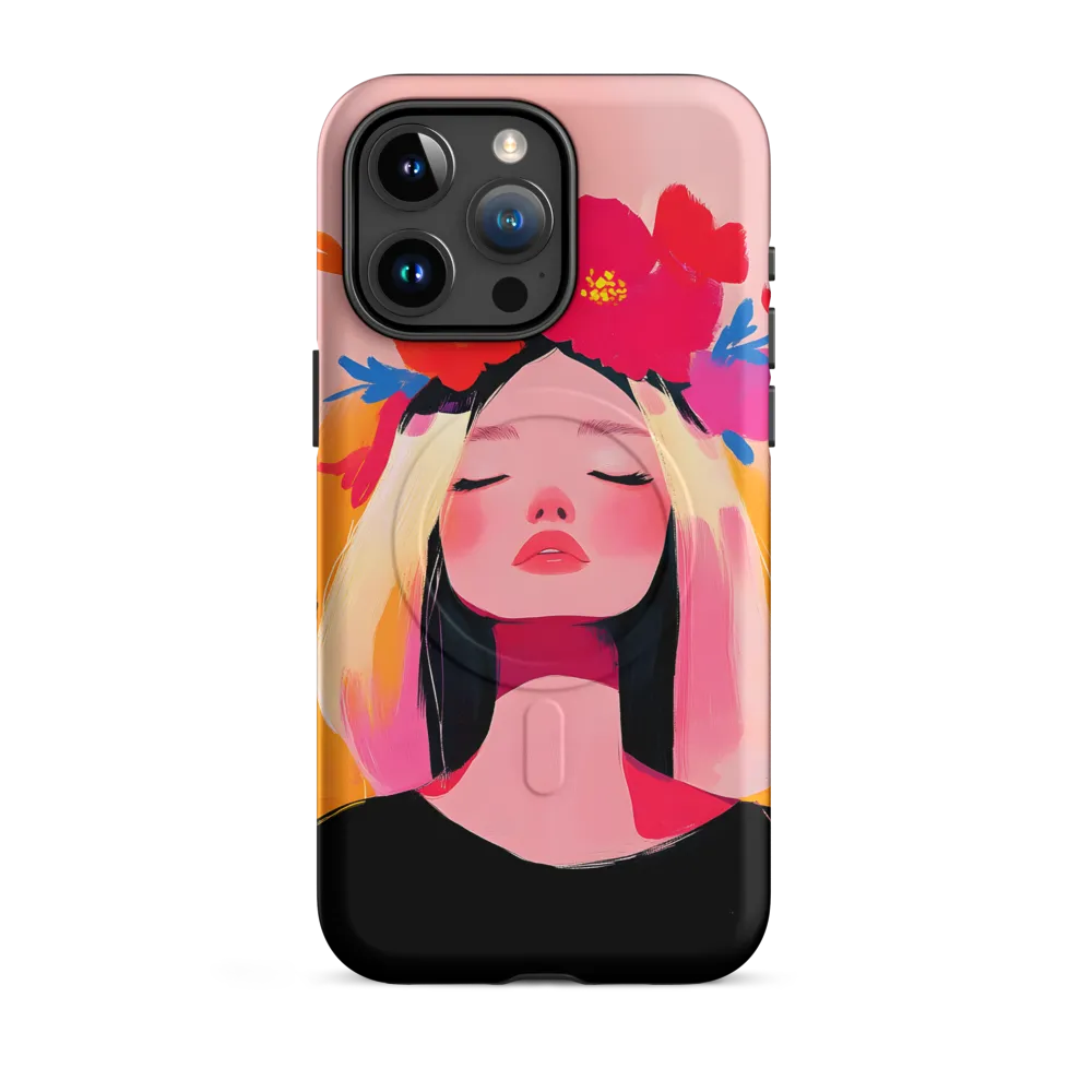 Floral Serenity | Phone Case |  15 Pro Max | MagSafe® Tough Case | Matte