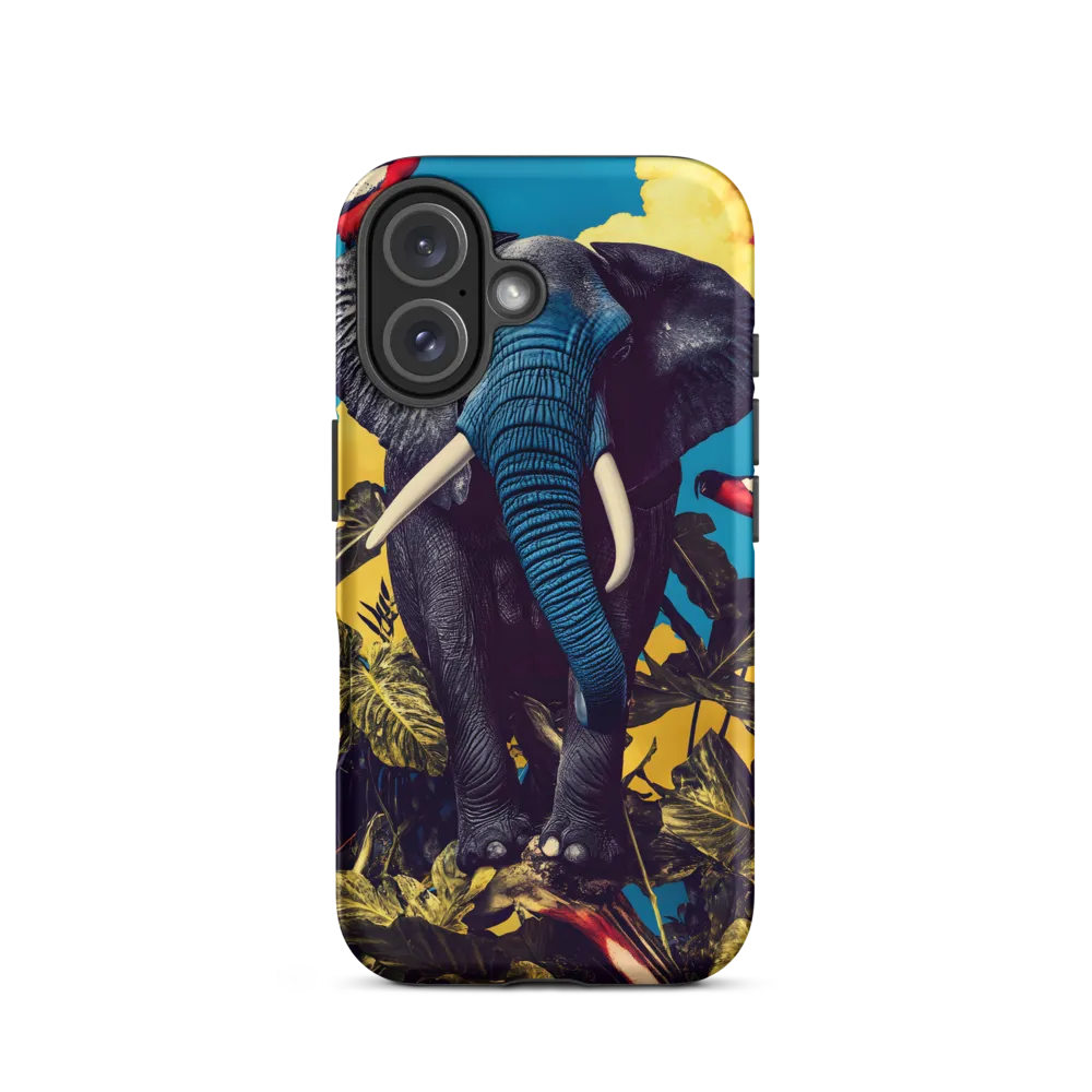 Elephant Dreams in Vibrant Colors | Phone Case |  16 | Tough Case | Matte