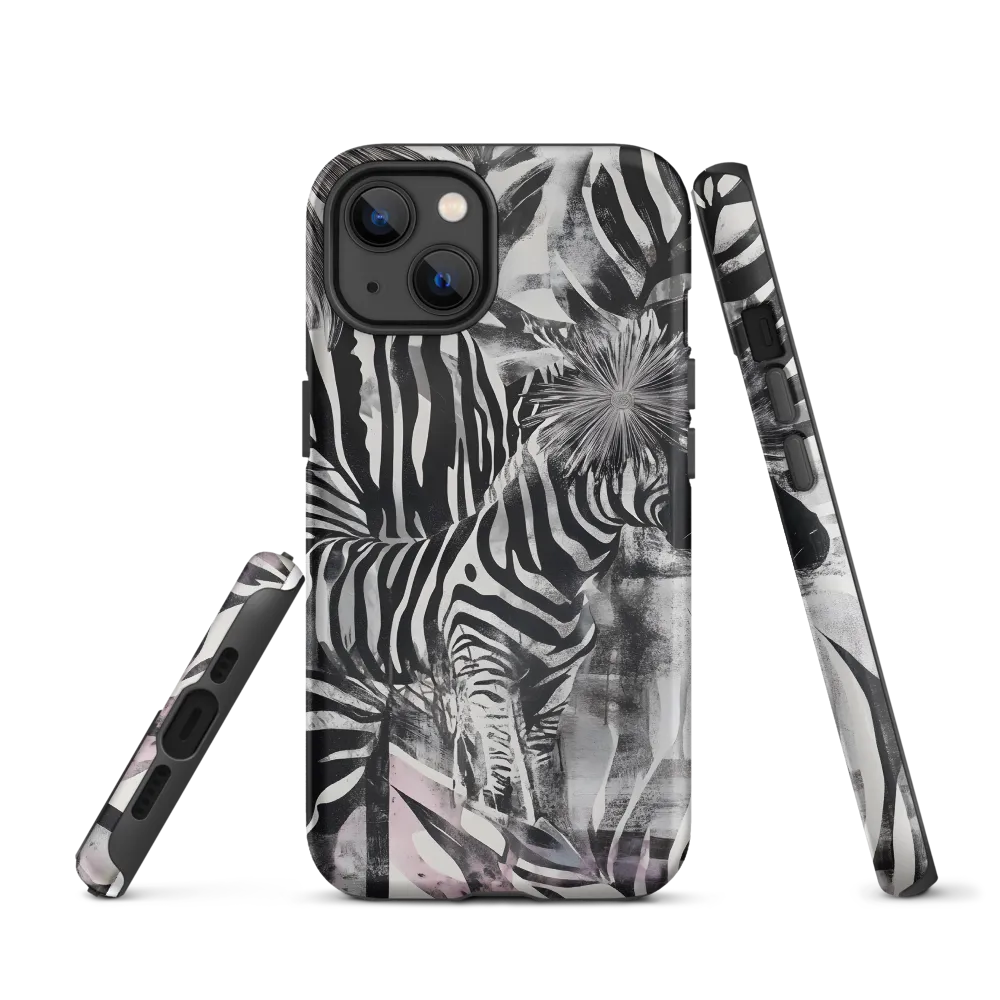 Zebra in the Jungle of Illusions | Phone Case |  13 | Tough Case | Matte