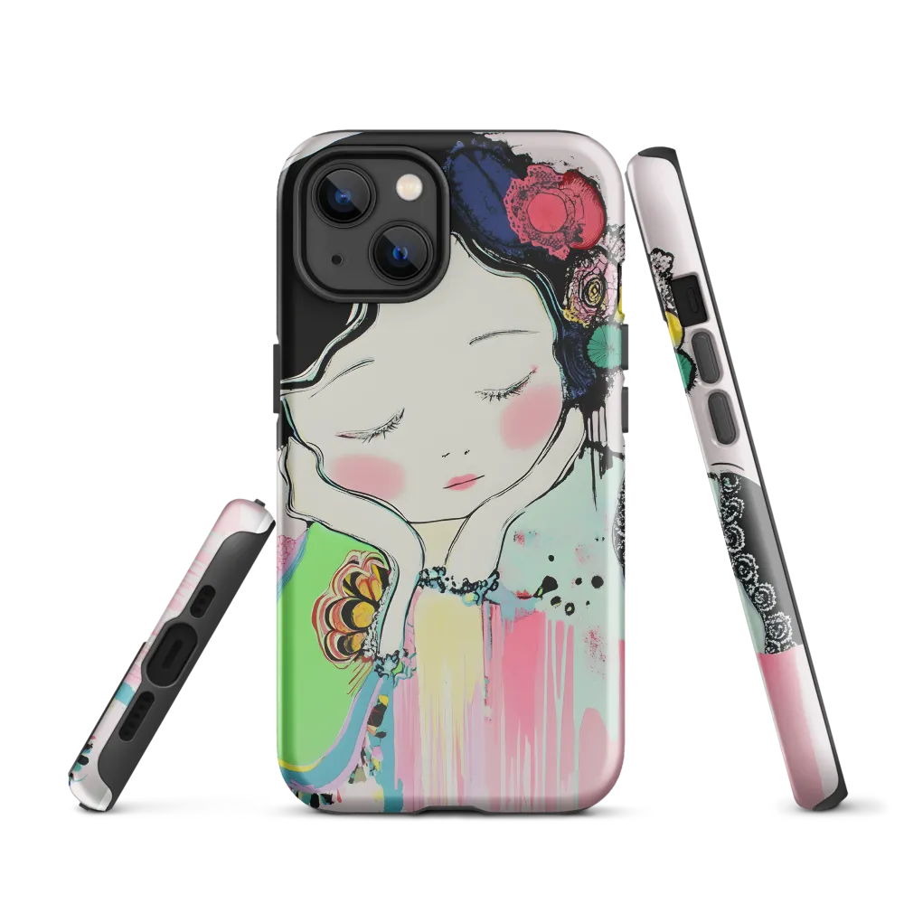 Whispers of Contemplation | Phone Case |  13 | Tough Case | Glossy
