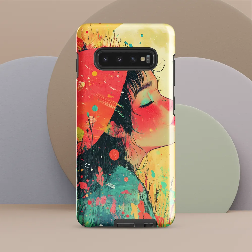 Whispers of Nature: A Dreamy Portrait | Phone Case |  S10 Plus | Tough Case | Glossy