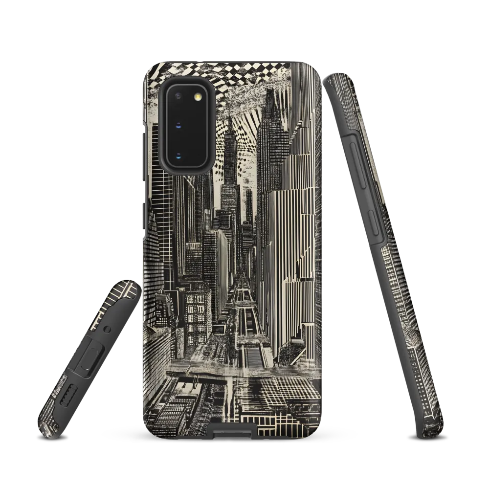 Urban Dreams: A Surreal Cityscape | Phone Case |  S20 | Tough Case | Matte