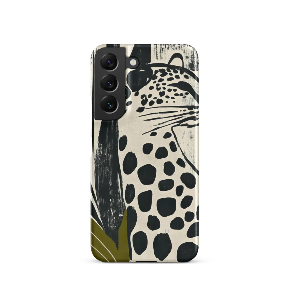 Leopard in Silhouette: A Modern Appeal | Phone Case |  S22 | Snap Case | Matte