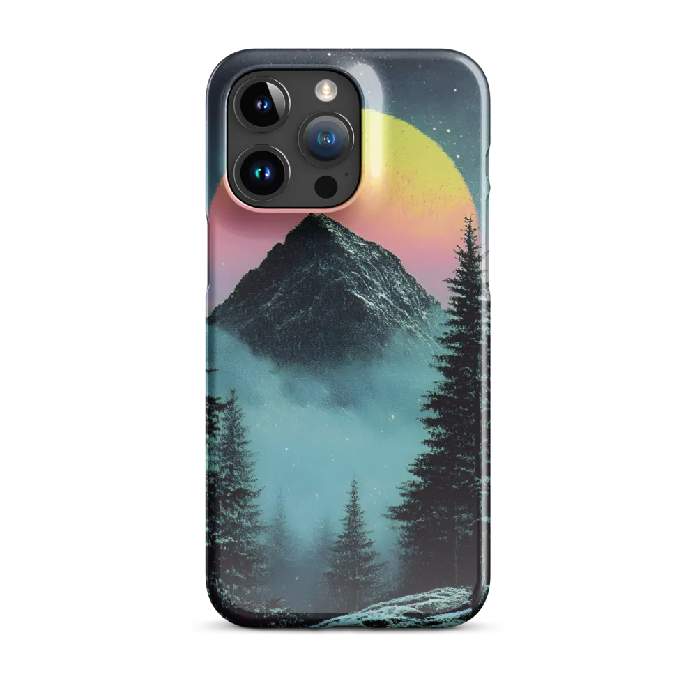 Ethereal Peaks Under Celestial Lights