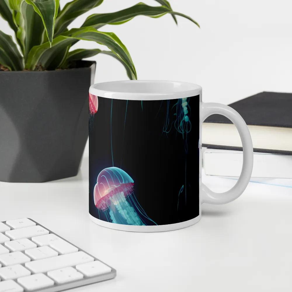 Ethereal Dance of Jellyfish | Mugs | Multiple Sizes & Colors