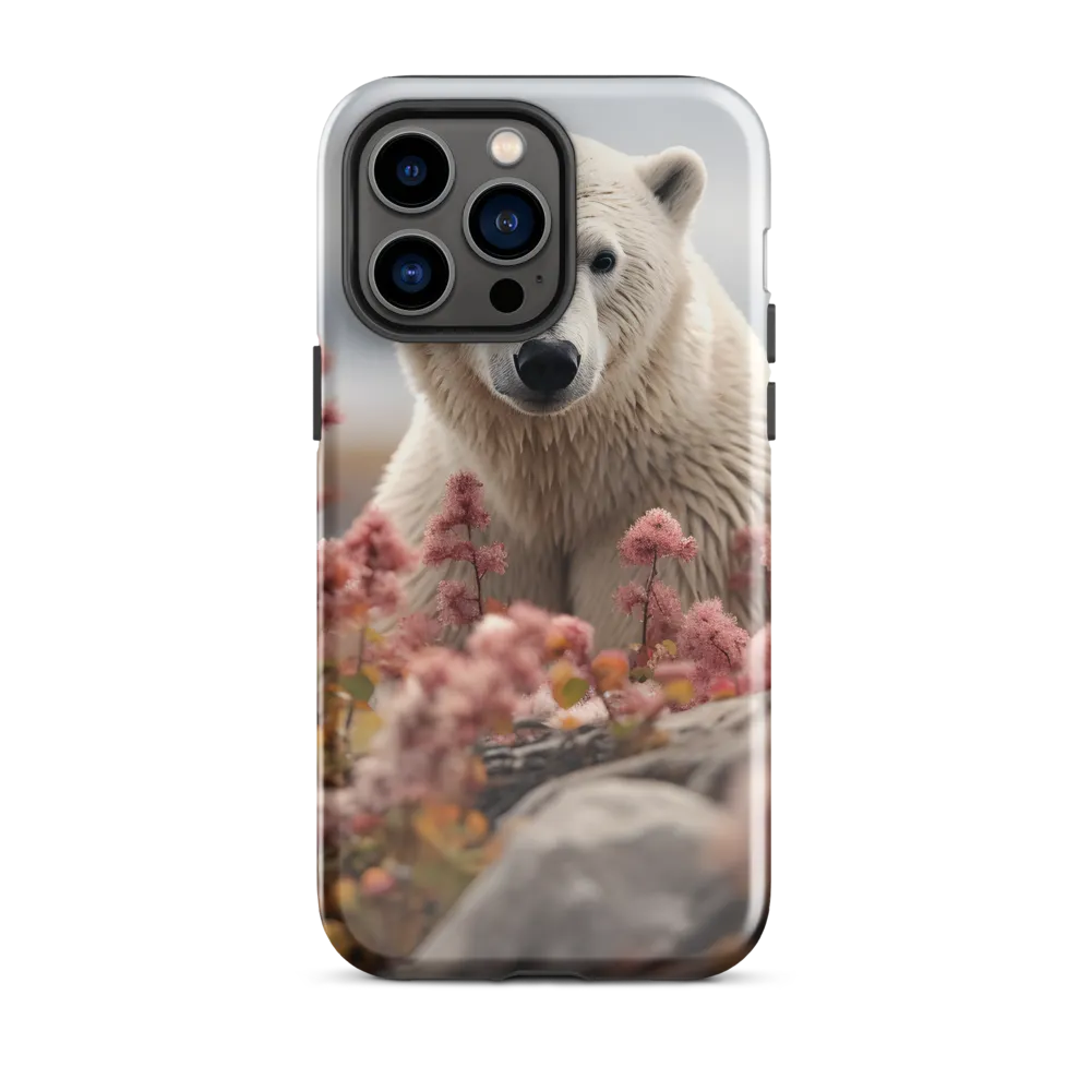 Curiosity Among Blooms: The Polar Bear