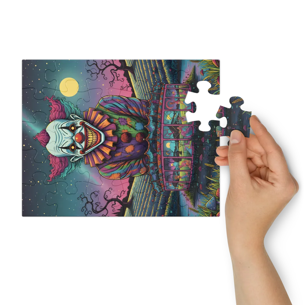 Nightmare Carousel 
 Jigsaw Puzzle in Tin Box