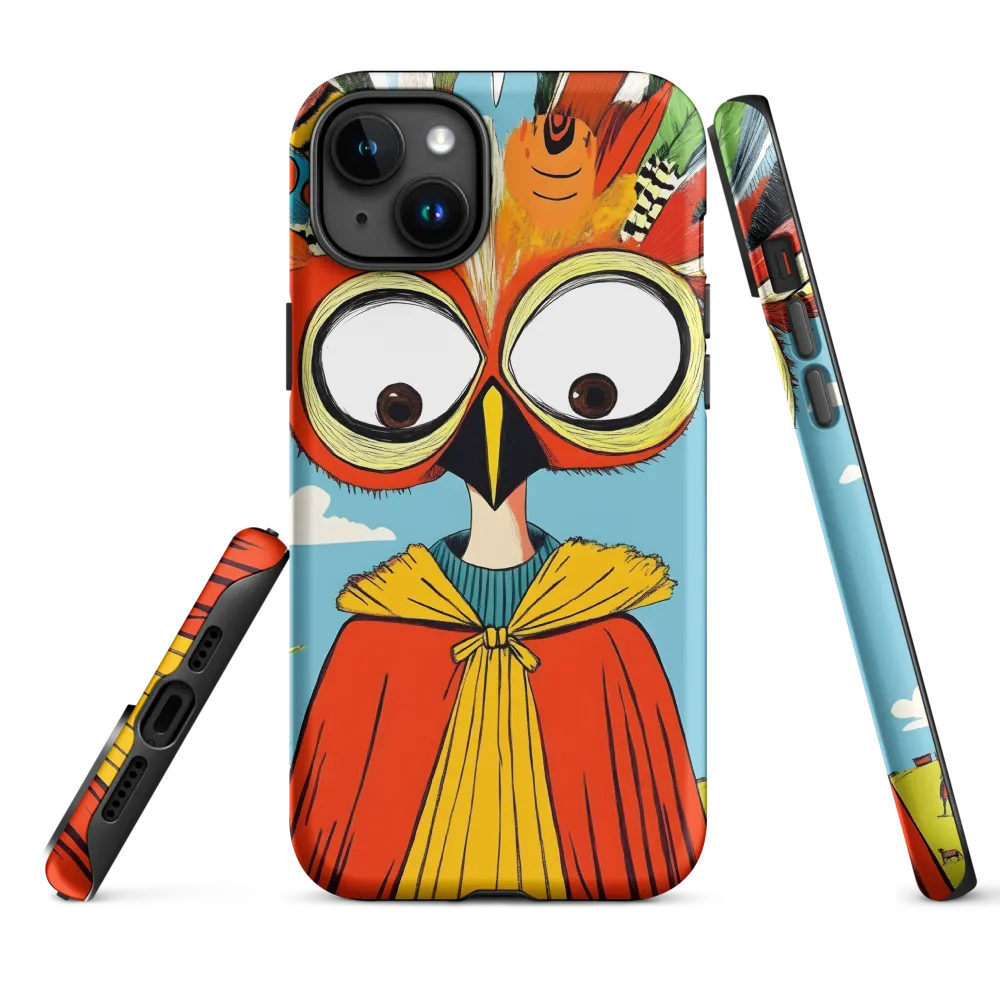 A Whimsical Encounter: The Owl-Human Fusion