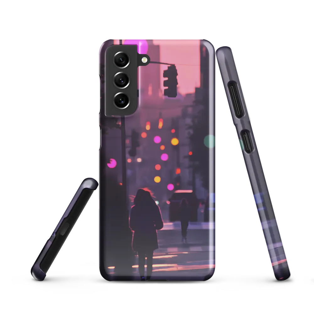 City Silhouettes at Dusk | Phone Case |  S21 | Snap Case | Glossy