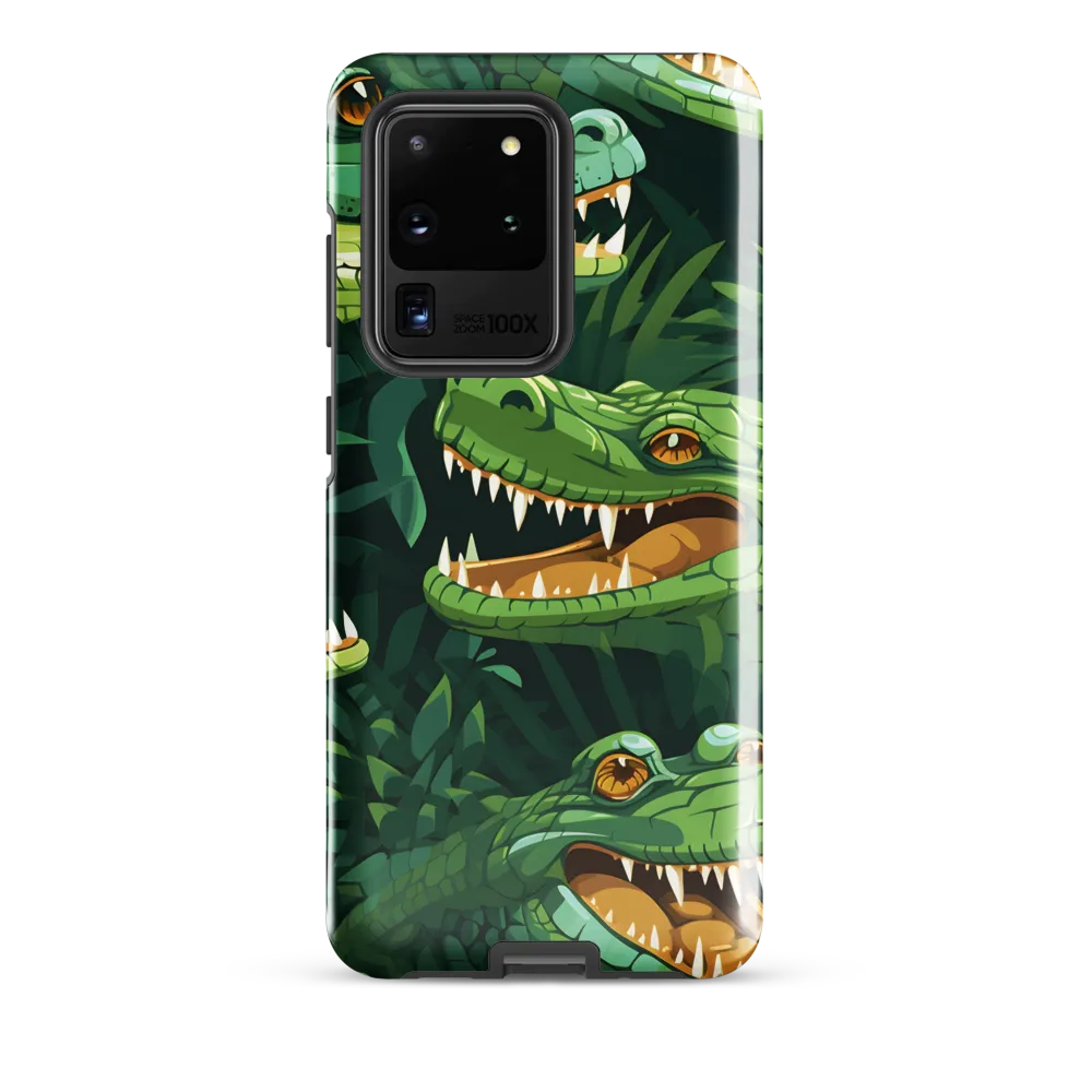 Fierce Crocodilian Medley | Phone Case |  S20 Ultra | Tough Case | Glossy