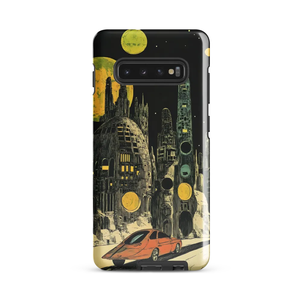 Odyssey in a Futuristic City | Phone Case |  S10 Plus | Tough Case | Glossy