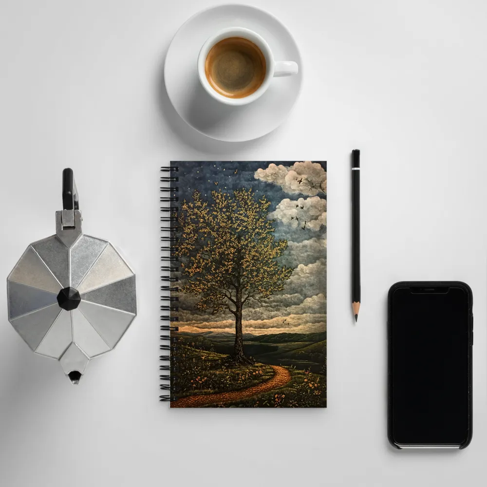 Embracing Nature's Serenity | Spiral Notebook