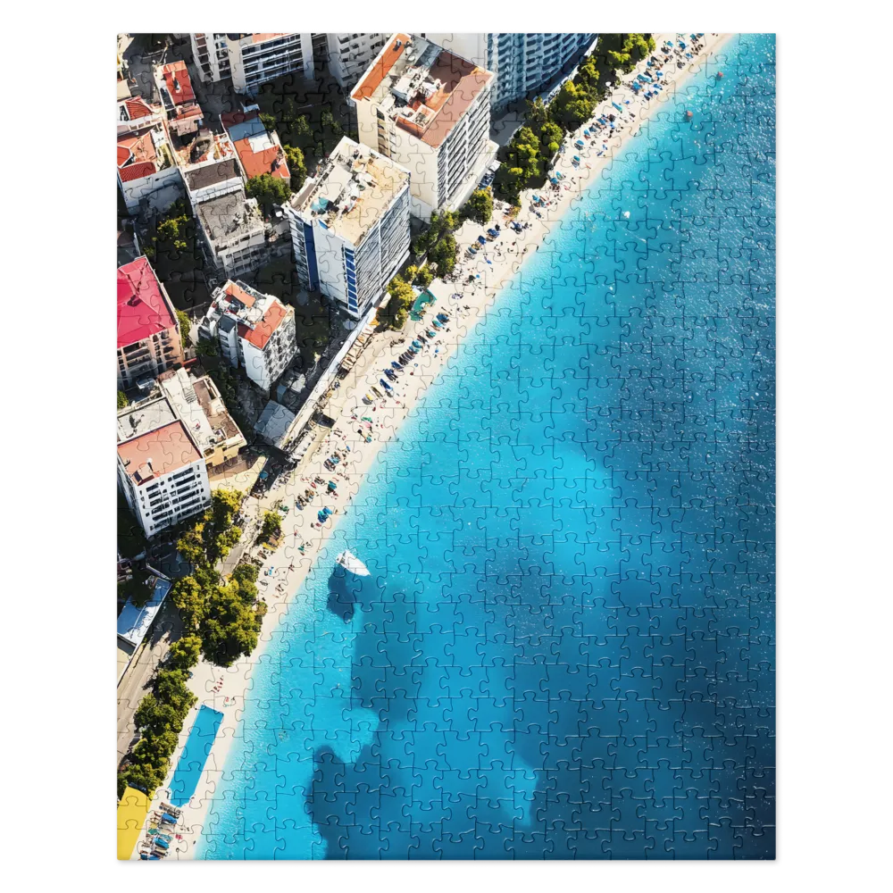 A Coastal Symphony of Urban Serenity | Jigsaw Puzzle | 520 pieces